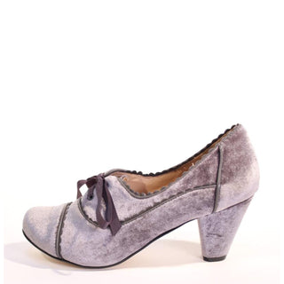 Madison Velvet Retro Heels - Glamourous Grace
