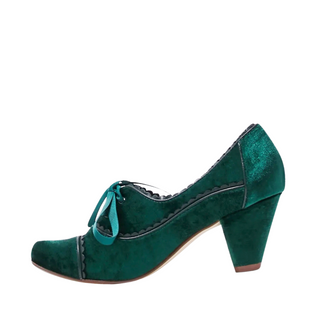 Madison Velvet Retro Heels - Glamourous Grace