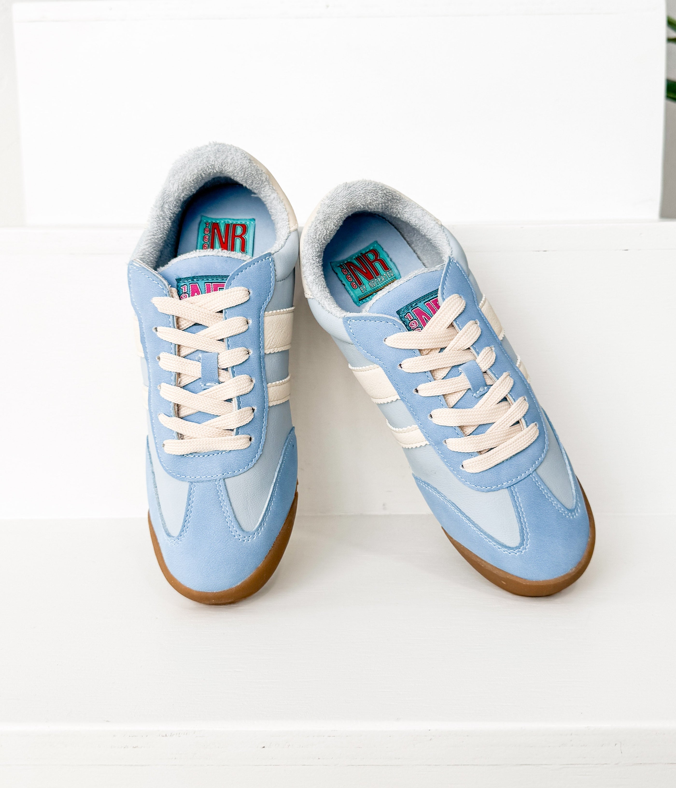Madrid Sneaker in Light Blue - Glamourous Grace