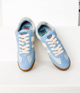 Madrid Sneaker in Light Blue - Glamourous Grace