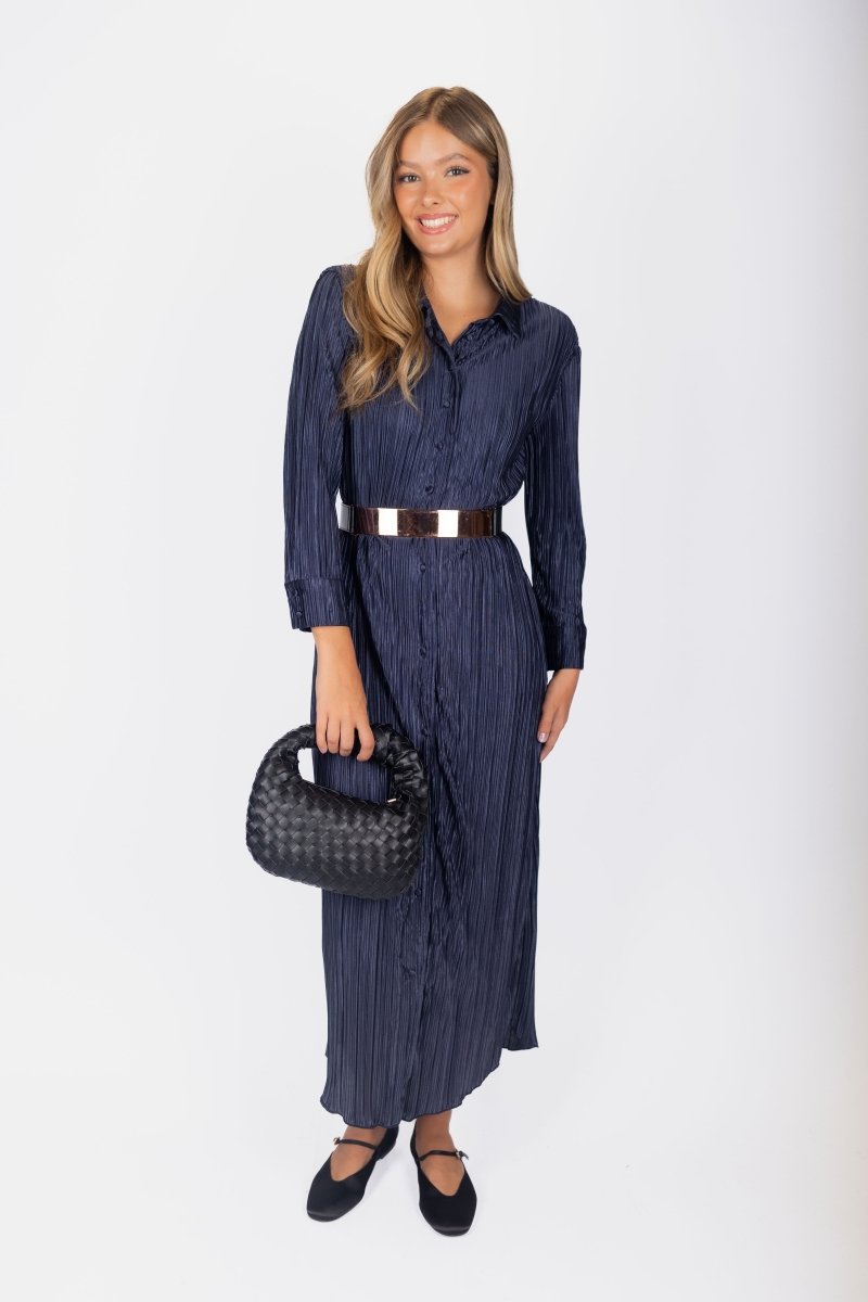 Maggie Dress (Deep Navy) - Glamourous Grace