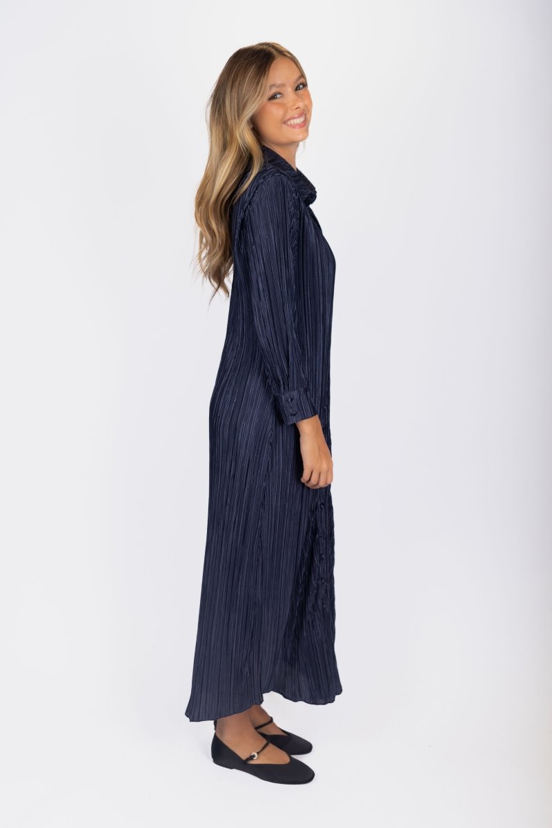 Maggie Dress (Deep Navy) - Glamourous Grace