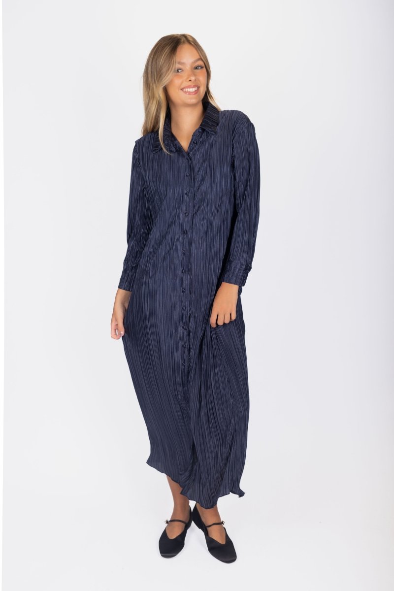 Maggie Dress (Deep Navy) - Glamourous Grace