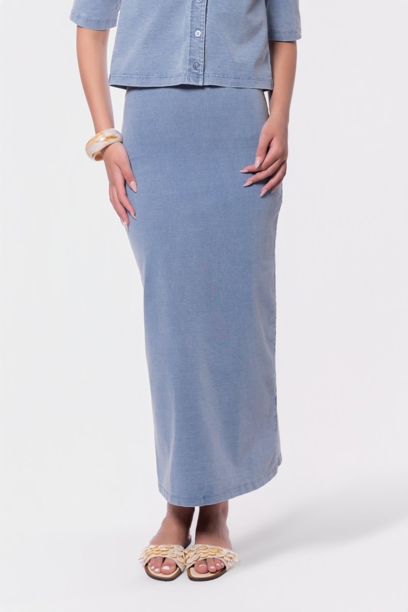Maisy Skirt (Blue) - Glamourous Grace
