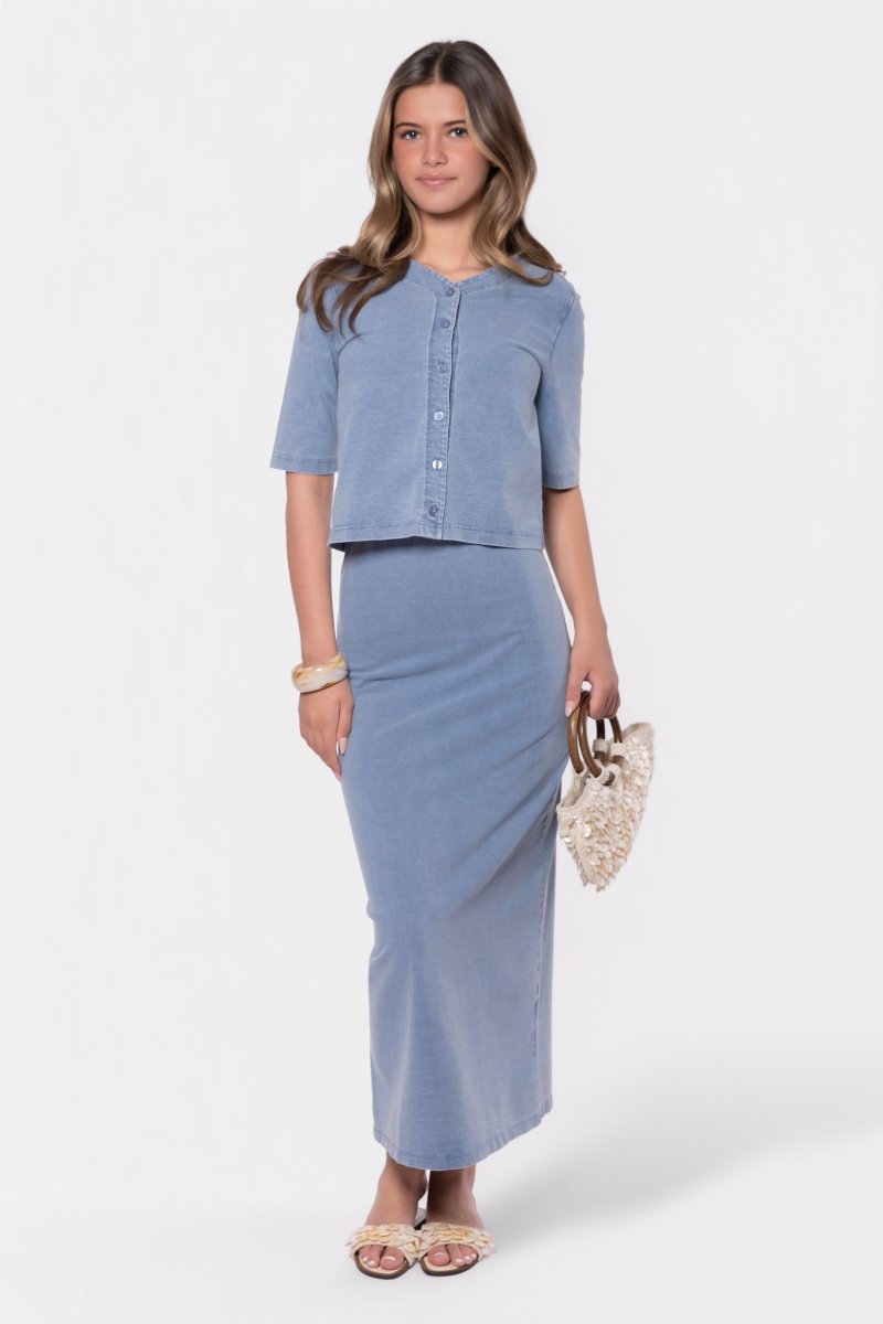 Maisy Top (Blue) - Glamourous Grace