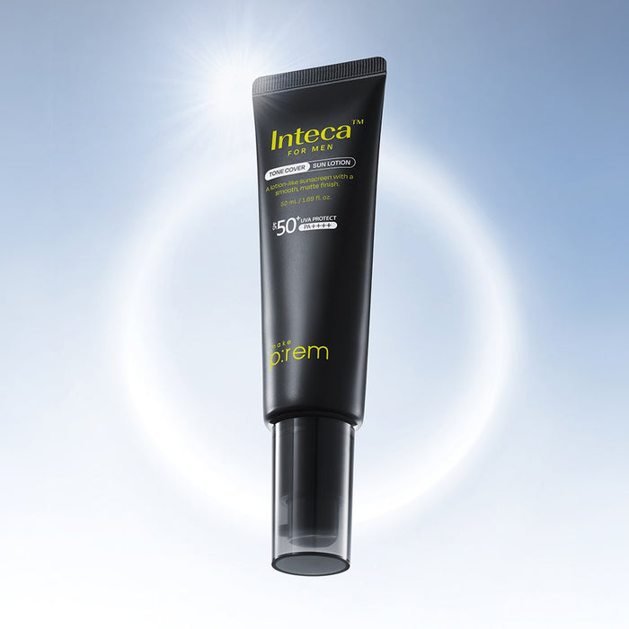 make p:rem INTECA For Men Tone Cover Sun Lotion SPF50+ PA++++ 50ml - Glamourous Grace