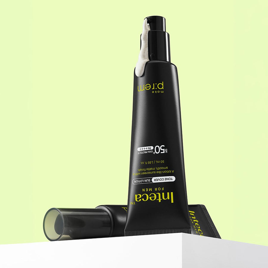make p:rem INTECA For Men Tone Cover Sun Lotion SPF50+ PA++++ 50ml - Glamourous Grace