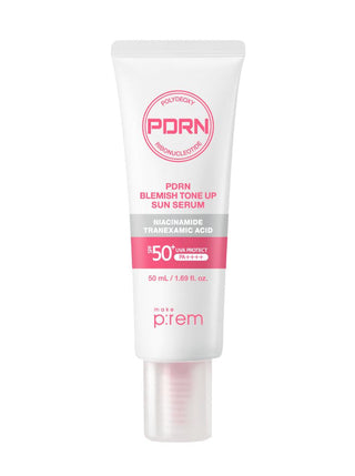 make p:rem PDRN Blemish Tone Up Sun Serum SPF50+ PA++++ 50ml