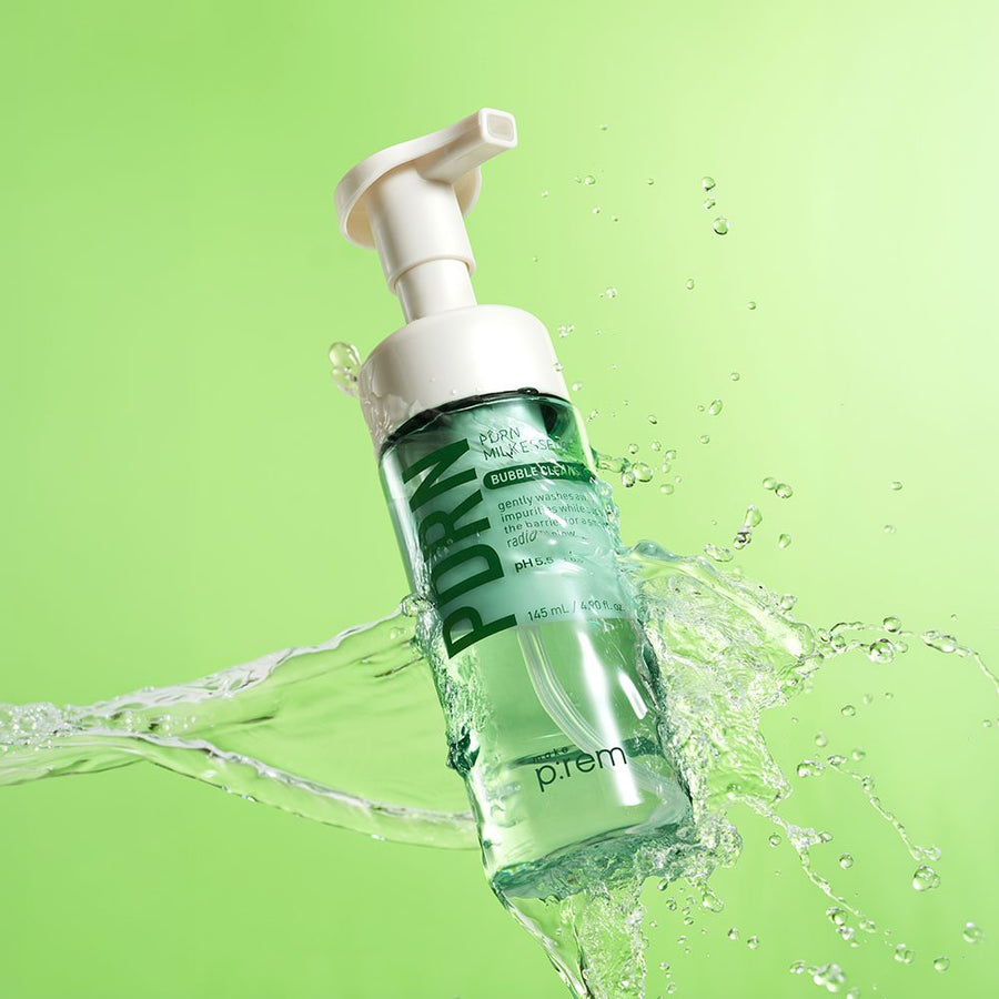 make p:rem PDRN Milk Essence Bubble Cleanser 145ml - Glamourous Grace