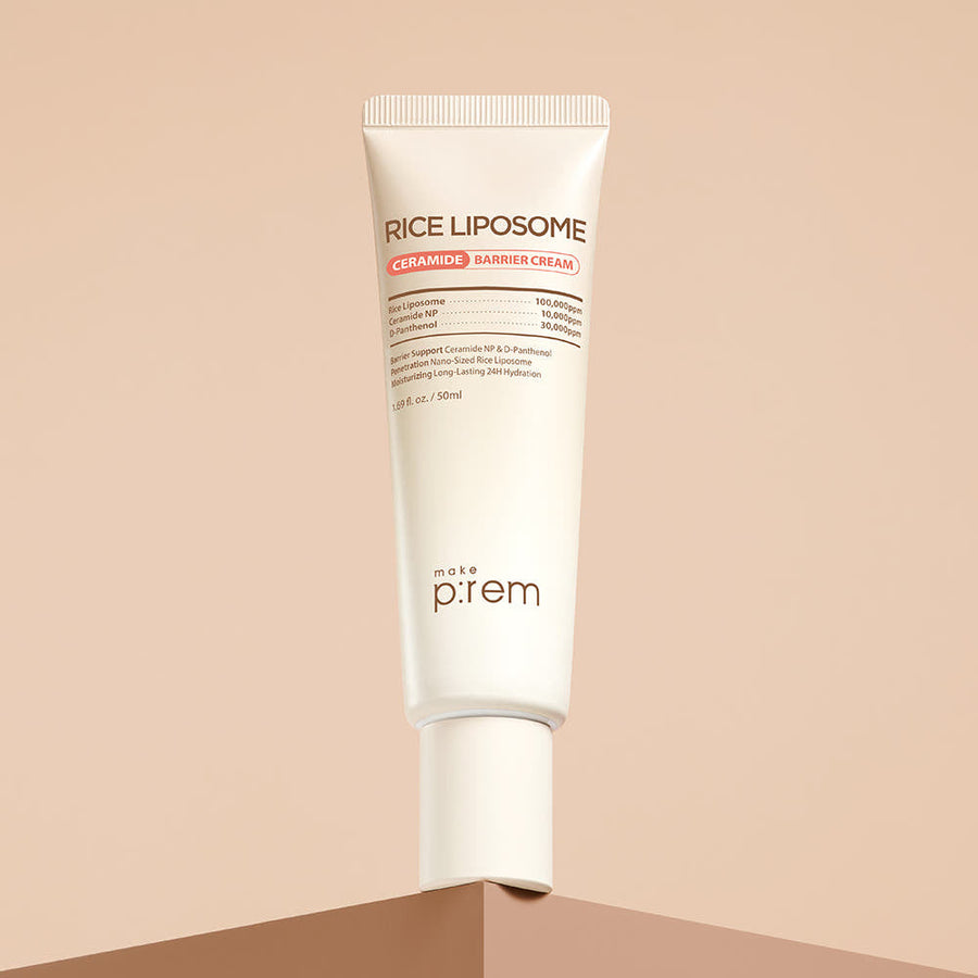 make p:rem Rice Liposome Ceramide Barrier Cream 50ml - Glamourous Grace