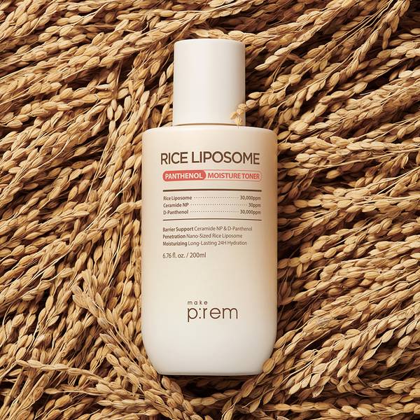 make p:rem Rice Liposome Panthenol Moisture Toner 200ml - Glamourous Grace