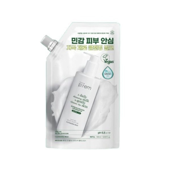 make p:rem Safe Me. Relief Moisture Cleansing Milk 500ml [Refill] - Glamourous Grace