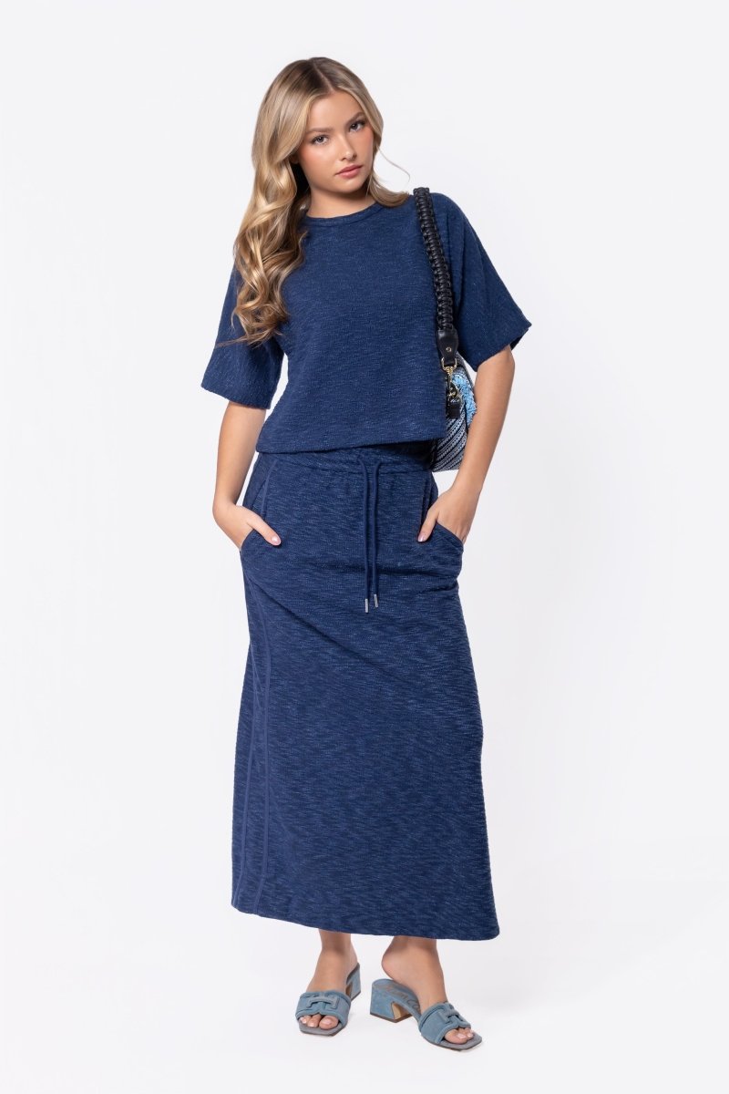 Malia Top (Navy) - Glamourous Grace