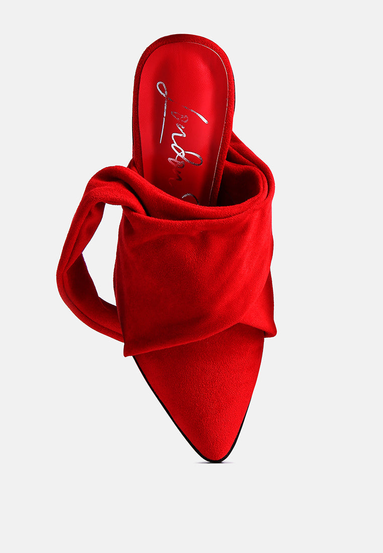 Mama Fav Lace Up Block Heel Mules - Glamourous Grace