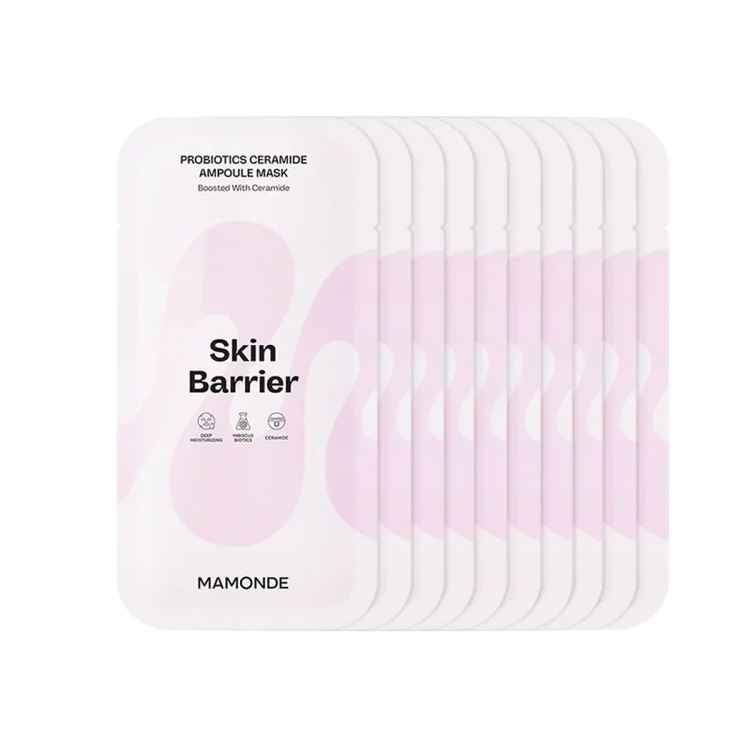 Mamonde Probiotics Ceramide Ampoule Mask 23ml X 10ea - Glamourous Grace