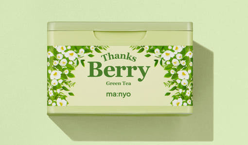 [MANYO FACTORY] Thanks Berry Green Tea Mask 310ml(30sheets) - Glamourous Grace