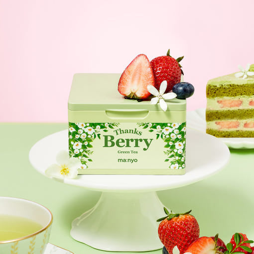 [MANYO FACTORY] Thanks Berry Green Tea Mask 310ml(30sheets) - Glamourous Grace