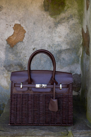 Margo Wicker Handbag- Solid Colors - Glamourous Grace