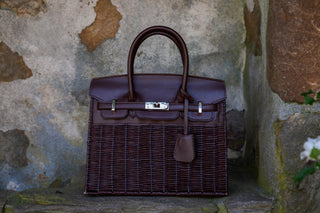 Margo Wicker Handbag- Solid Colors - Glamourous Grace