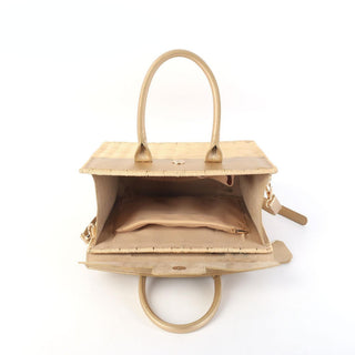 Margo Camel -  Wicker Handbag - Glamourous Grace