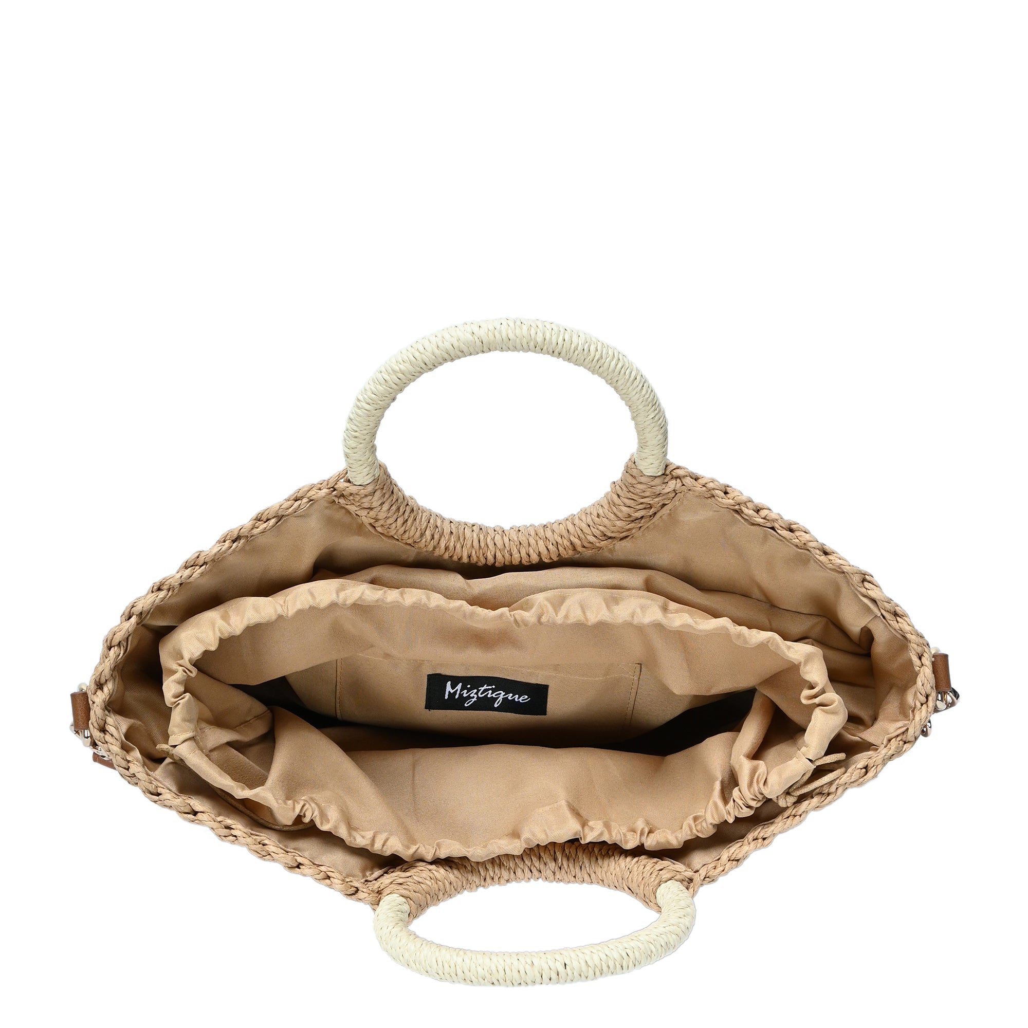 Mari Straw Satchel