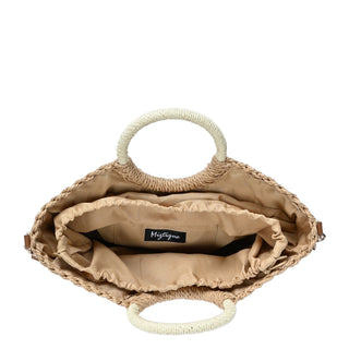 Mari Straw Satchel