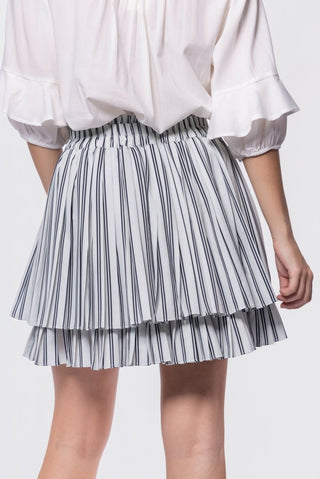 Maria Skirt (White/Black)