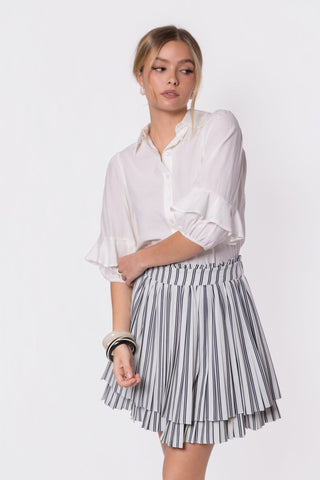 Maria Skirt (White/Black)