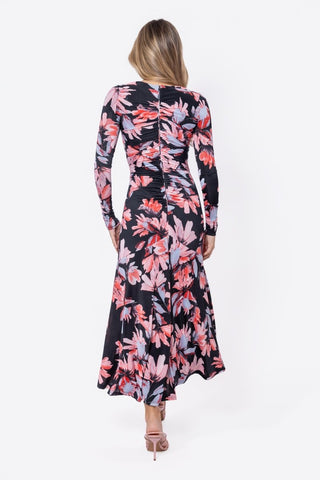 Mariella Dress (Black Coral)