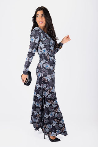 Mariella Dress (Black//Pattern)
