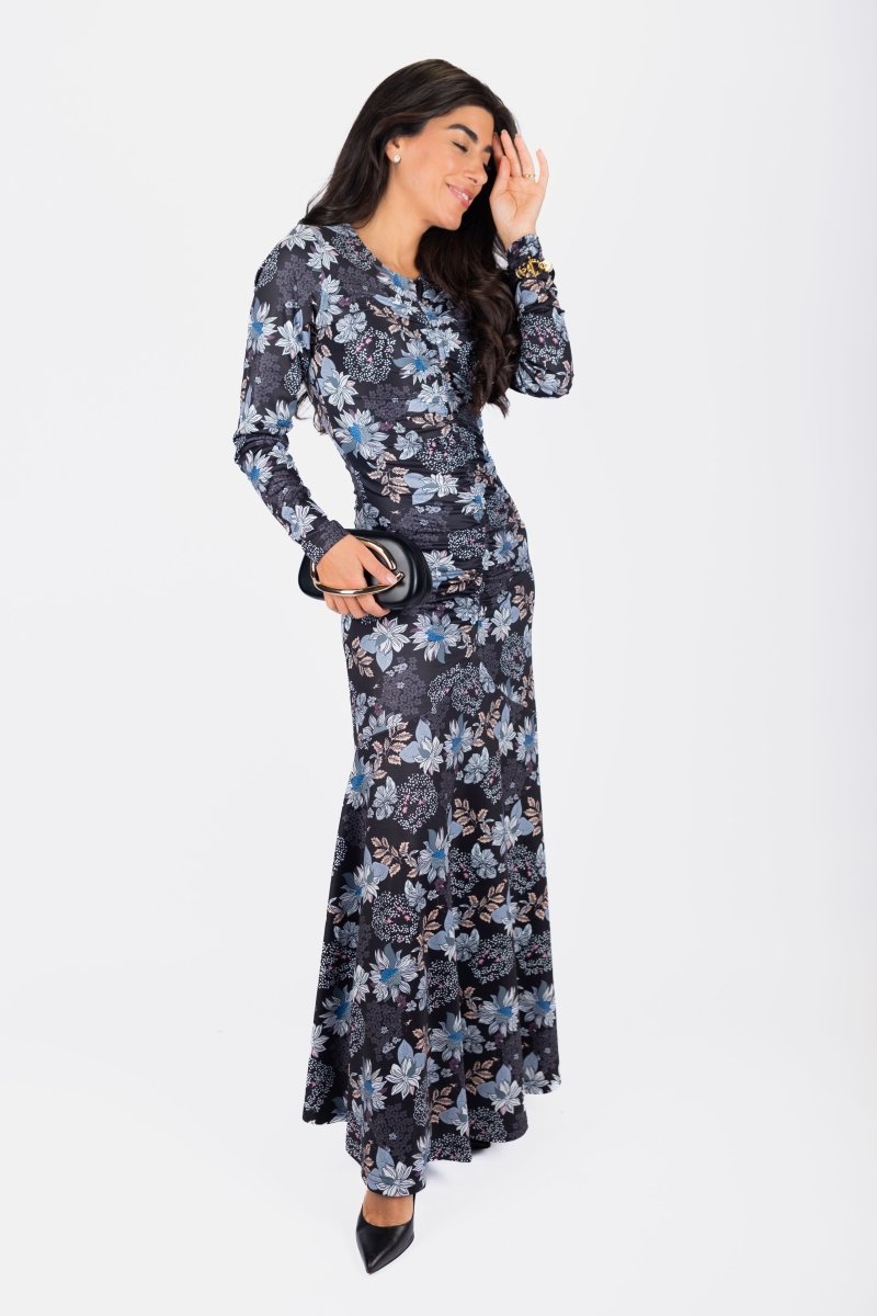 Mariella Dress (Black//Pattern) - Glamourous Grace
