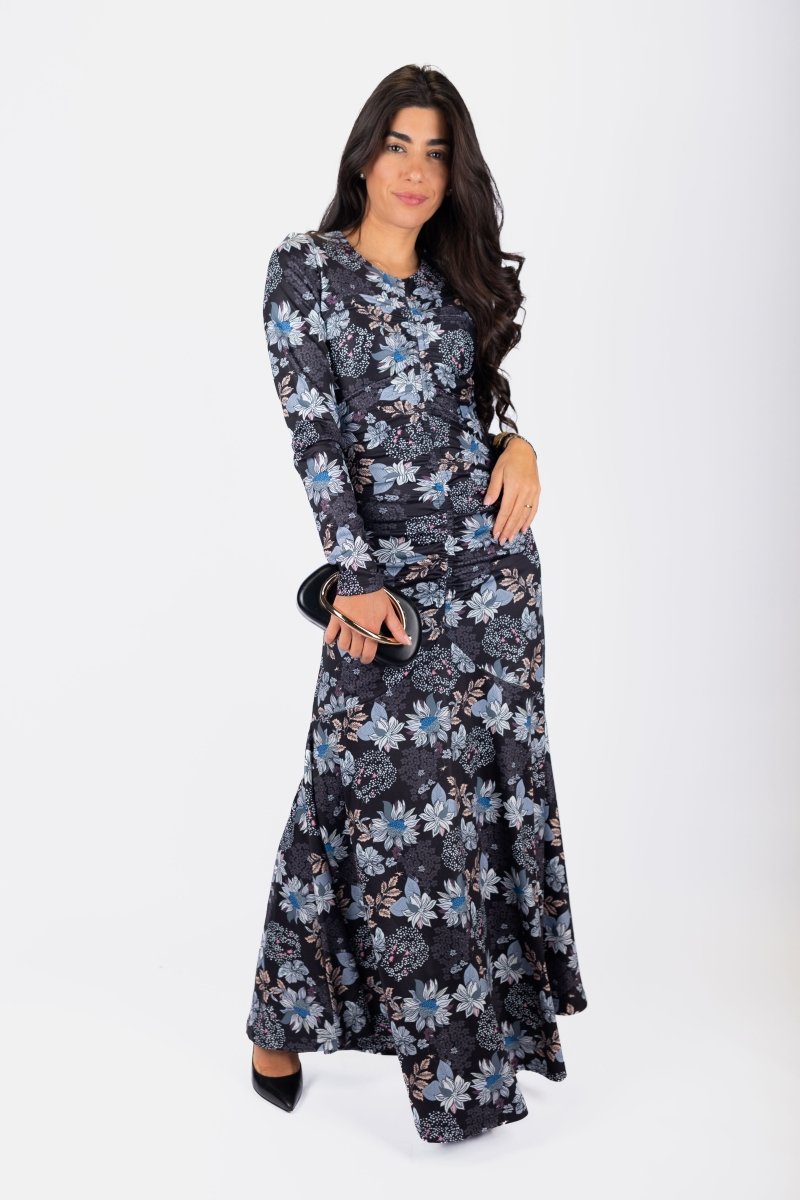 Mariella Dress (Black//Pattern) - Glamourous Grace