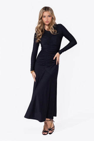 Mariella Dress (Black Solid)
