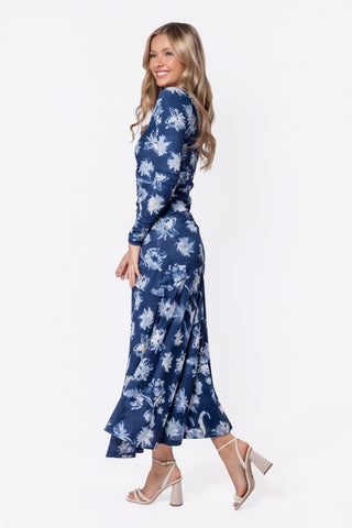 Mariella Dress (Blue Flower)