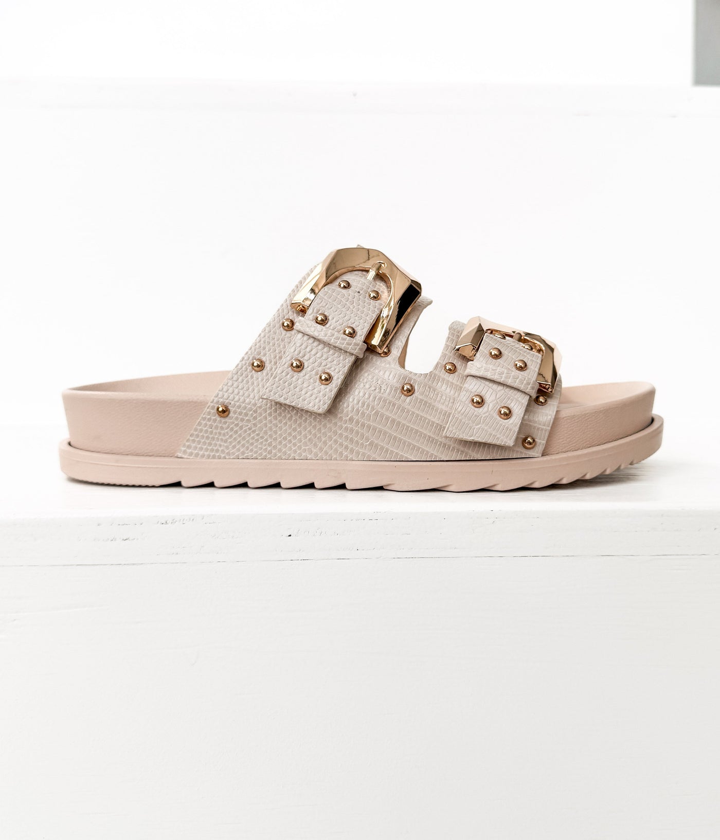 Marigold Sandal in Cream - Glamourous Grace