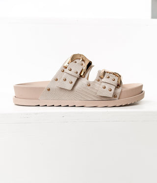 Marigold Sandal in Cream - Glamourous Grace