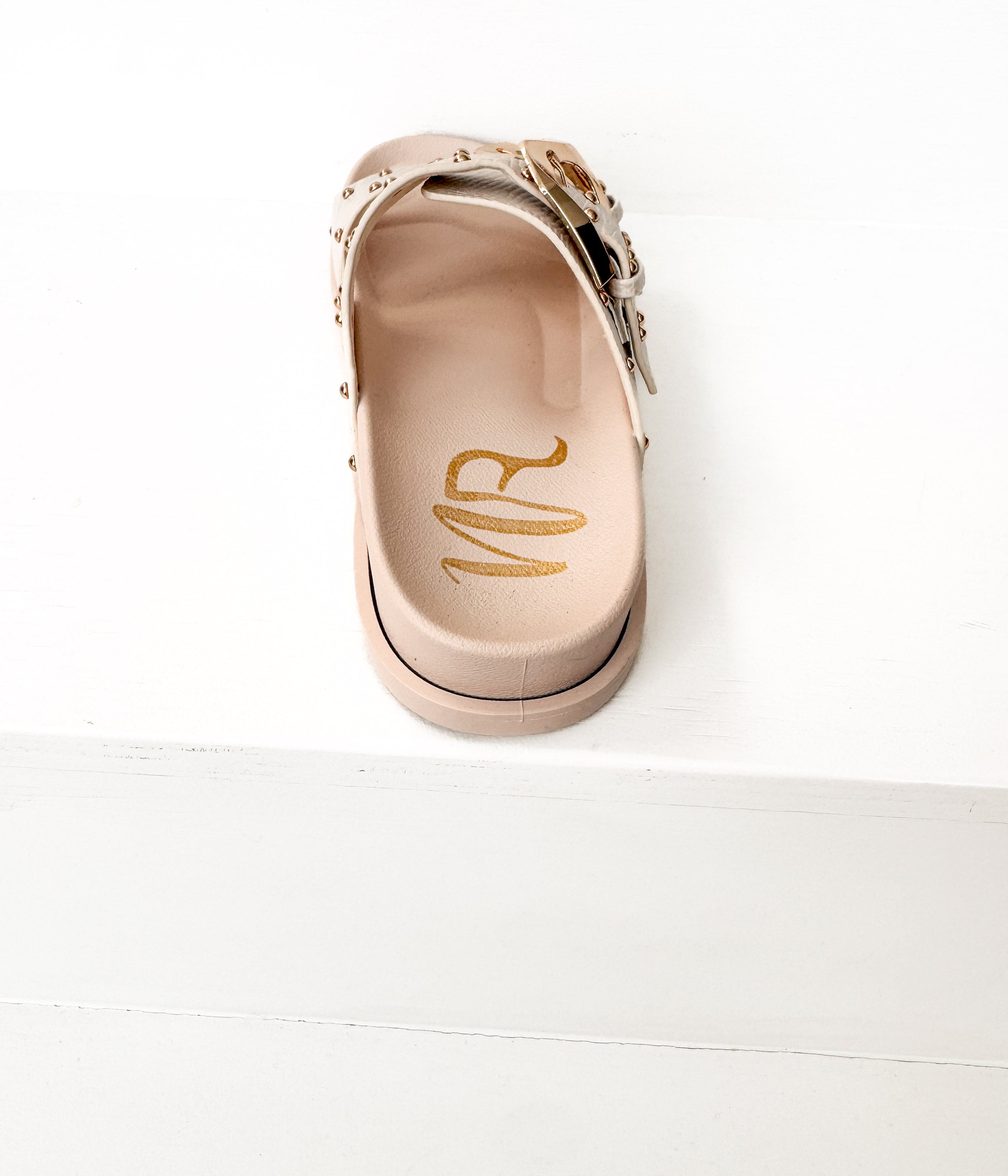 Marigold Sandal in Cream - Glamourous Grace