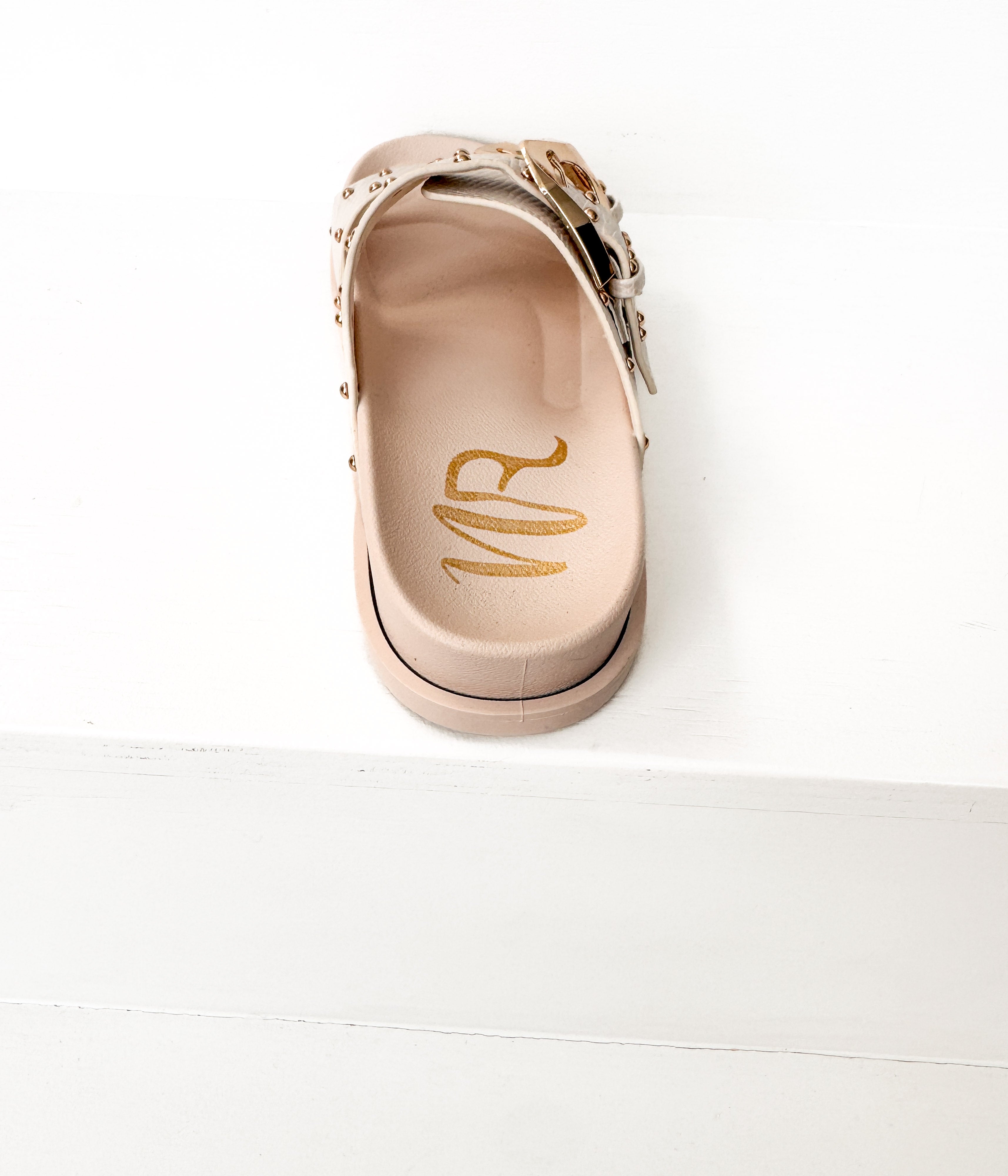 Marigold Sandal in Cream - Glamourous Grace