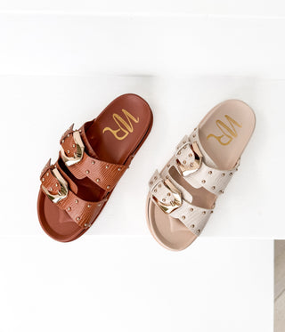 Marigold Sandal in Cream - Glamourous Grace