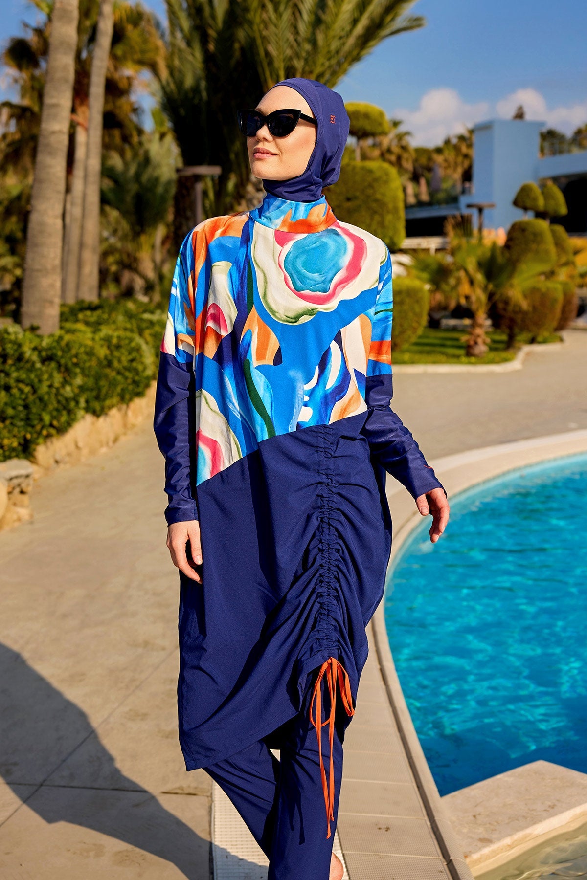Full Coverage Modest Burkini – Islamic Swimwear Set for Women M2515 - Glamourous Grace
