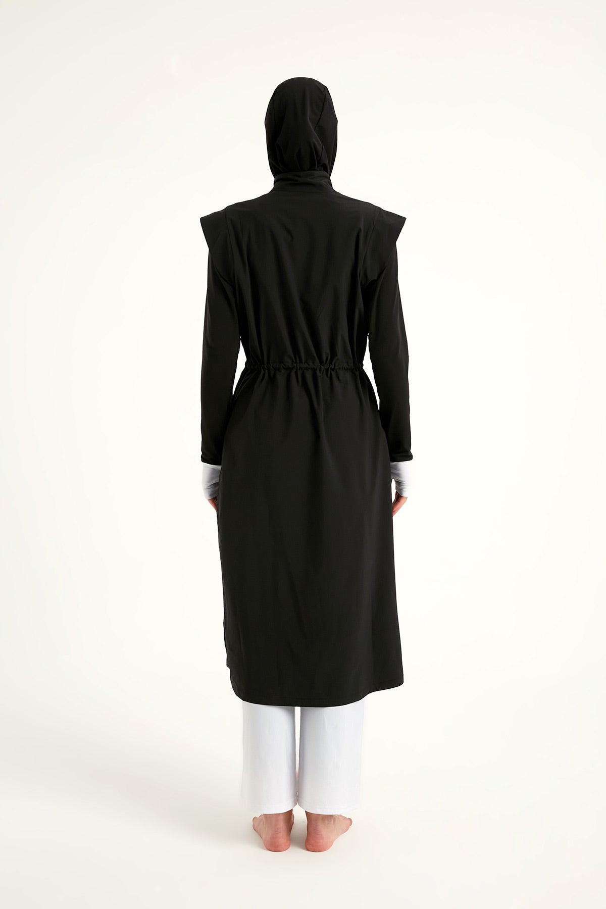 Black Full Coverage Islamic Swimwear Burkini Set M2501-2 - Glamourous Grace
