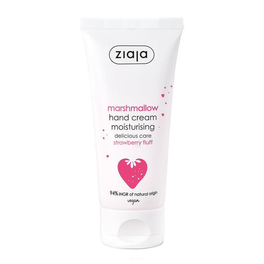 Marshmallow Strawberry Fluff - Hand Cream - Delicious Skin Care - Glamourous Grace