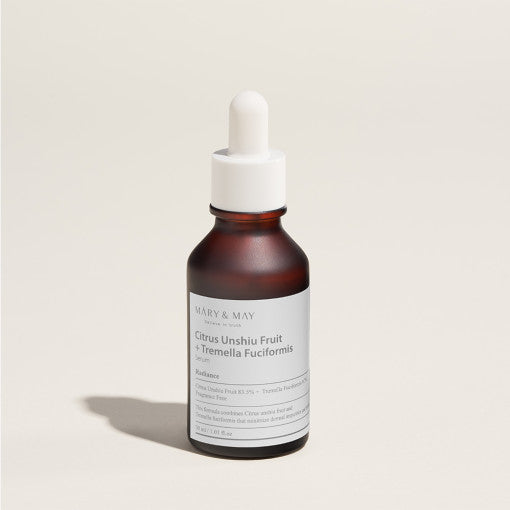 [MARY & MAY] Citrus Unshiu+Tremella Fuciformis Serum 30ml - Glamourous Grace