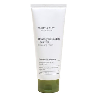 [MARY & MAY] Houttuynia Cordata + Tea Tree Cleansing Foam 150ml