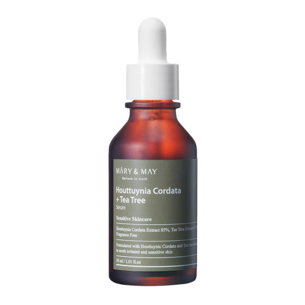 [MARY & MAY] Houttuynia Cordata +Tea Tree Serum 30ml - Glamourous Grace