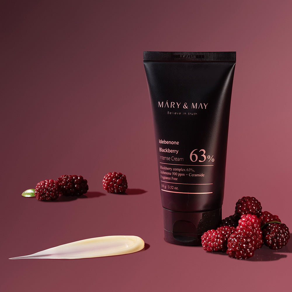 [MARY & MAY] Idebenone Blackberry Complex Intense Cream 100g - Glamourous Grace