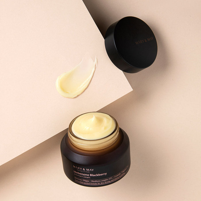 [MARY & MAY] Idebenone + Blackberry Complex Intense Cream 70g - Glamourous Grace