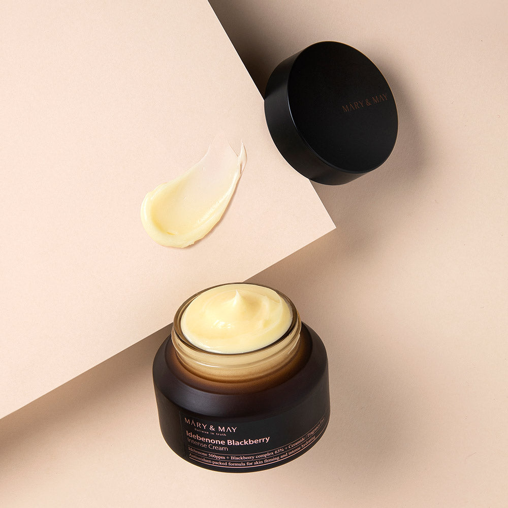[MARY & MAY] Idebenone + Blackberry Complex Intense Cream 70g - Glamourous Grace
