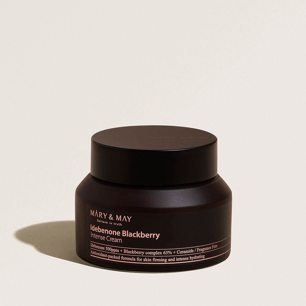 [MARY & MAY] Idebenone + Blackberry Complex Intense Cream 70g - Glamourous Grace