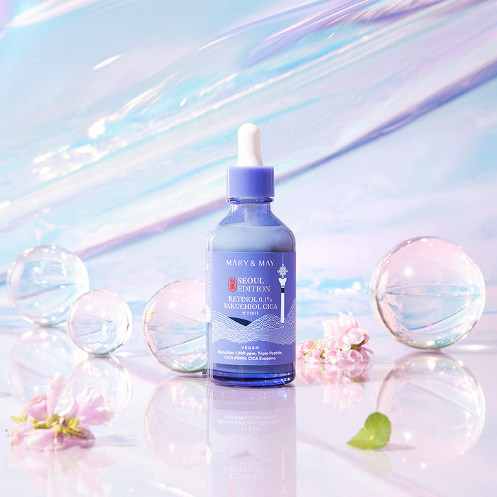 [MARY & MAY] Retinol 0.1% Bakuchiol Cica Serum 80ml - Glamourous Grace